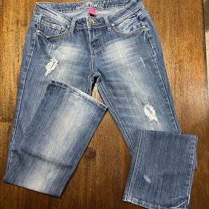 Almost famous distressed jeans